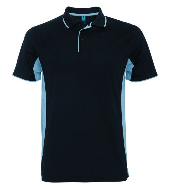 Pánská sportovní polokošile Roly Montmelo Roly - černá-modrá, S