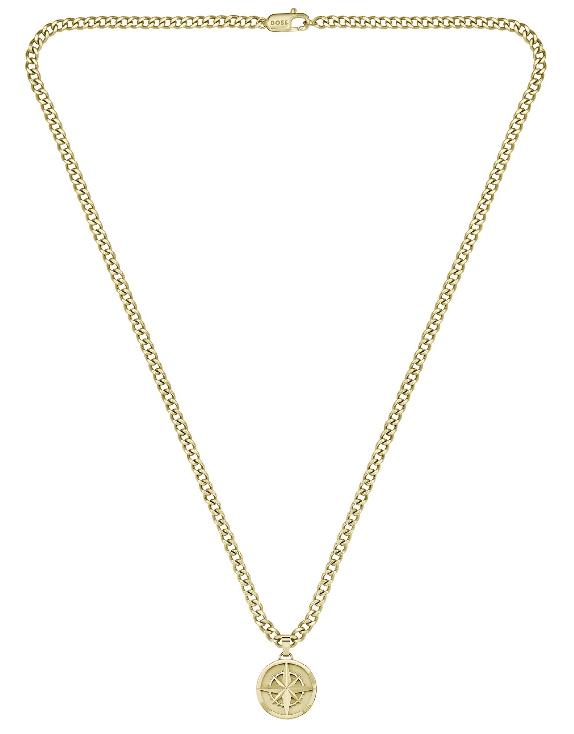 Hugo Boss Nadčasový pánský pozlacený náhrdelník 1580549