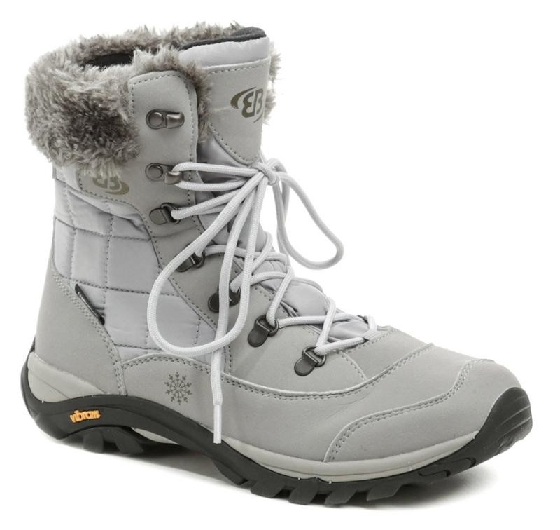 Lico Brütting 711034 Himalaya šedé dámské nadměrné zimní boty