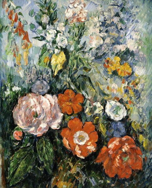 Cezanne, Paul Cezanne, Paul - Obrazová reprodukce Bouquet of Flowers, (35 x 40 cm)