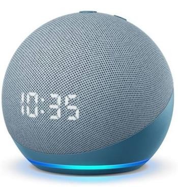 Amazon Echo dot s hodinami, 5. generace, modrý