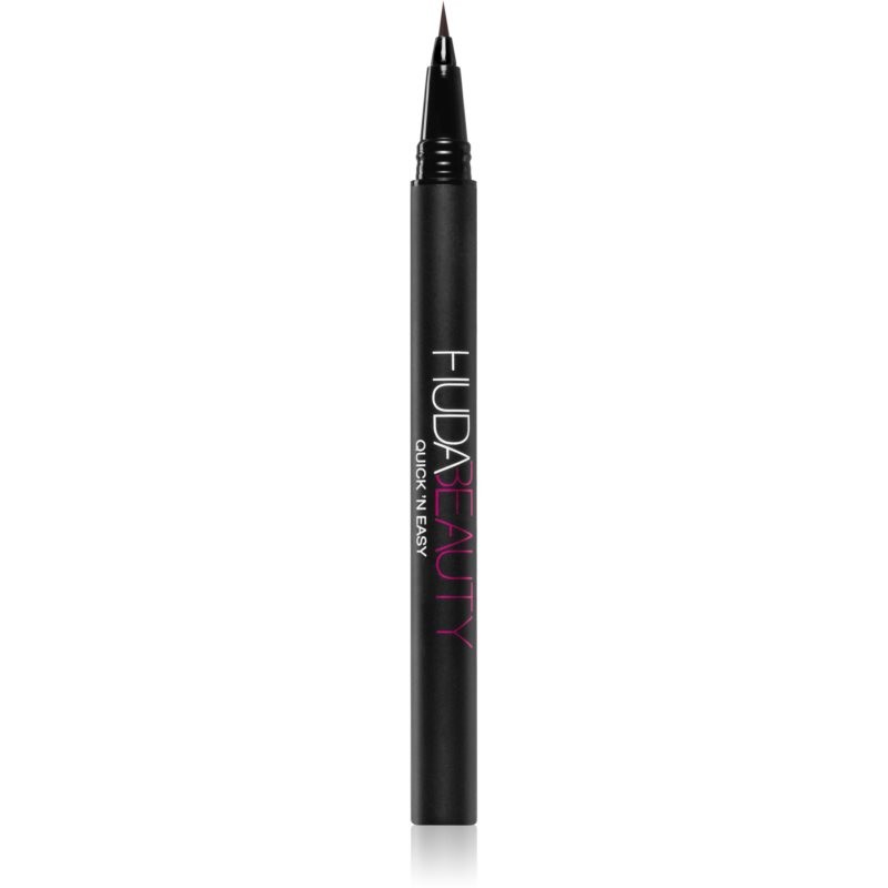 Huda Beauty Quick 'N Easy Precision Liquid Liner tekuté oční linky odstín Very Brown 1 ml