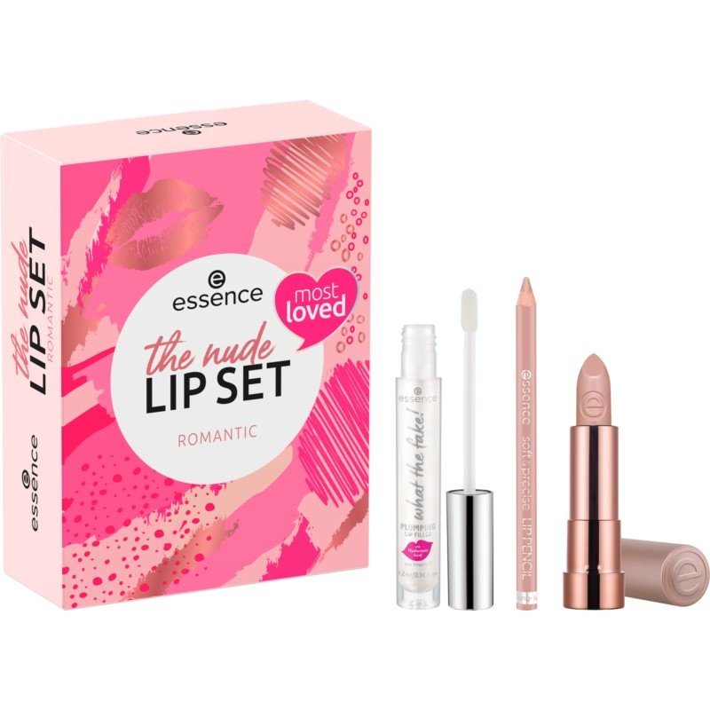 Essence The Nude Lip Set dárková sada Romantic (na rty)