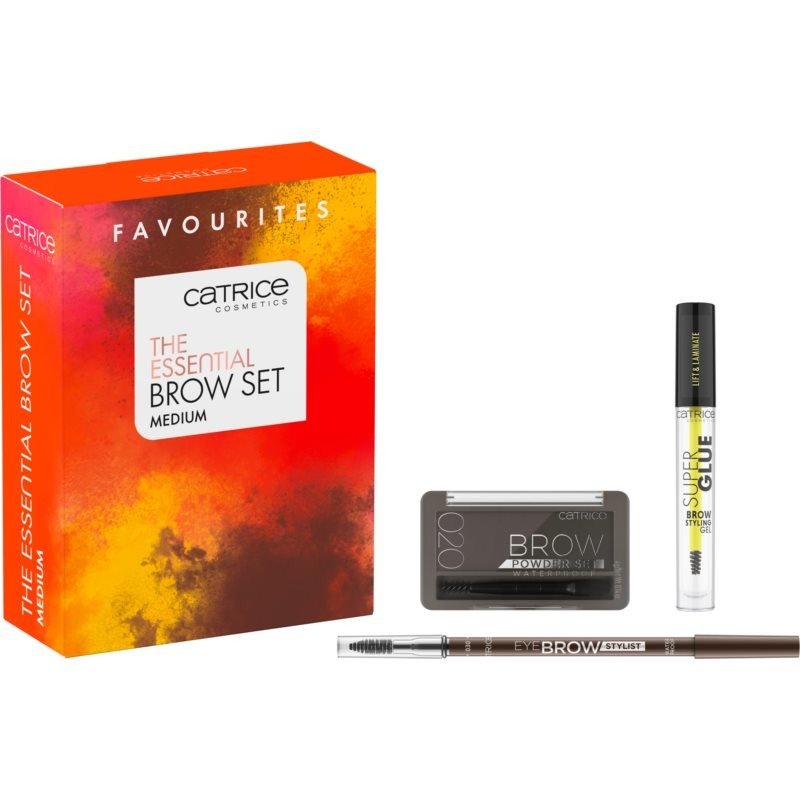 Catrice The Essential Brow Set dárková sada Medium (na obočí) odstín