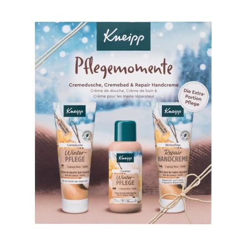 Kneipp Winter Feeling Capuacu Nut & Vanilla dárková kazeta pro ženy pěna do koupele Winter Feeling 100 ml + krém na ruce Winter Feeling 75 ml + sprchový gel Winter Feeling 75 ml