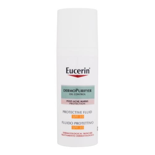 Eucerin DermoPurifyer Oil Control Protective Fluid SPF30 50 ml ochranný denní pleťový krém proti hyperpigmentaci a akné pro ženy