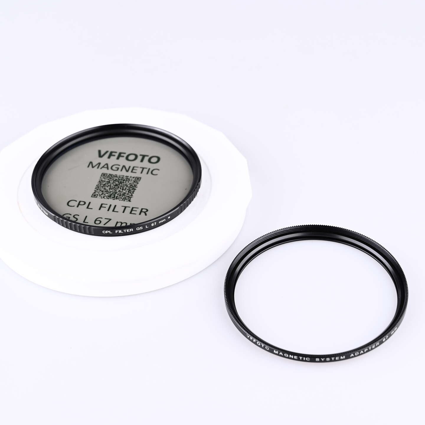 VFFOTO GS-L magnetický polarizační filtr 67 mm + adaptér bazar