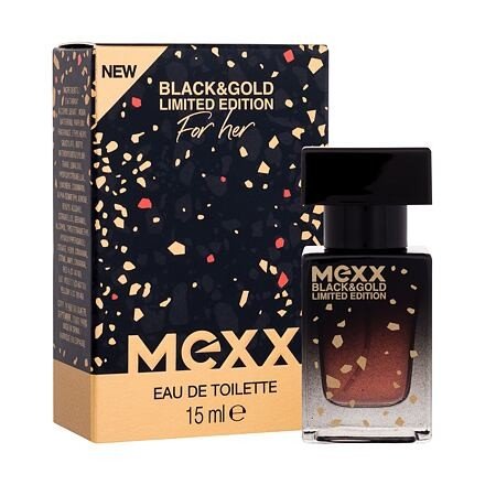 Mexx Black & Gold Limited Edition toaletní voda 15 ml pro ženy