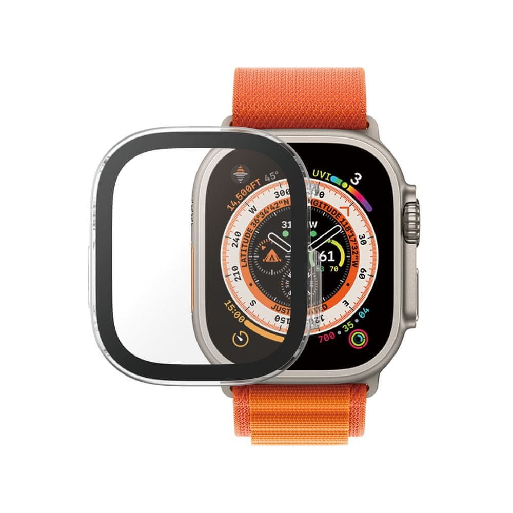 PanzerGlass Apple Watch Ultra/Ultra 2 ochranný kryt s D30 3688 - čirý rámeček