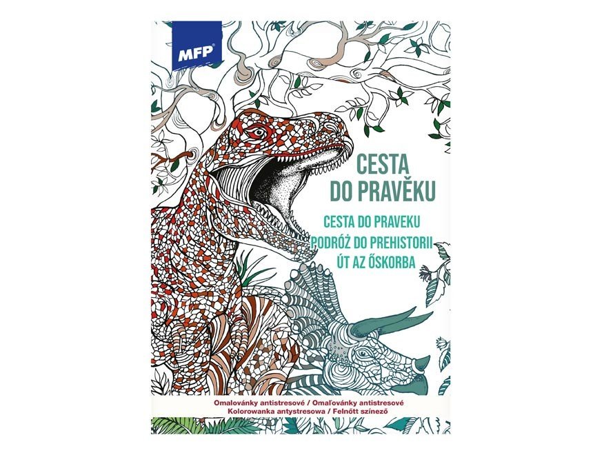 MFP 5301179 Omalovánky antistresové Cesta do pravěku 210x290mm/32s
