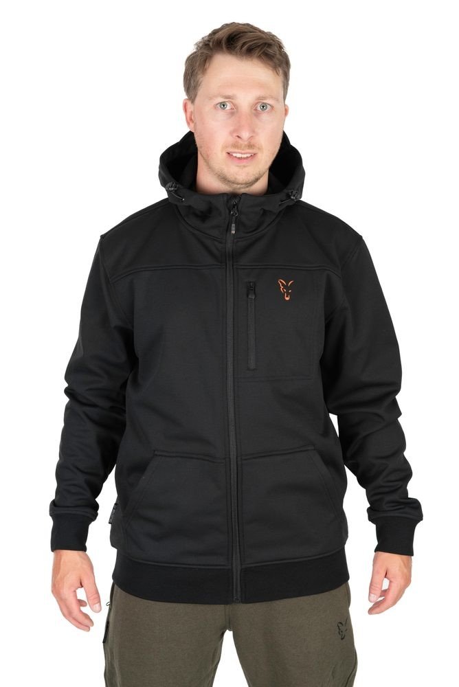 Fox Bunda Collection Soft Shell Jacket Black & Orange - L