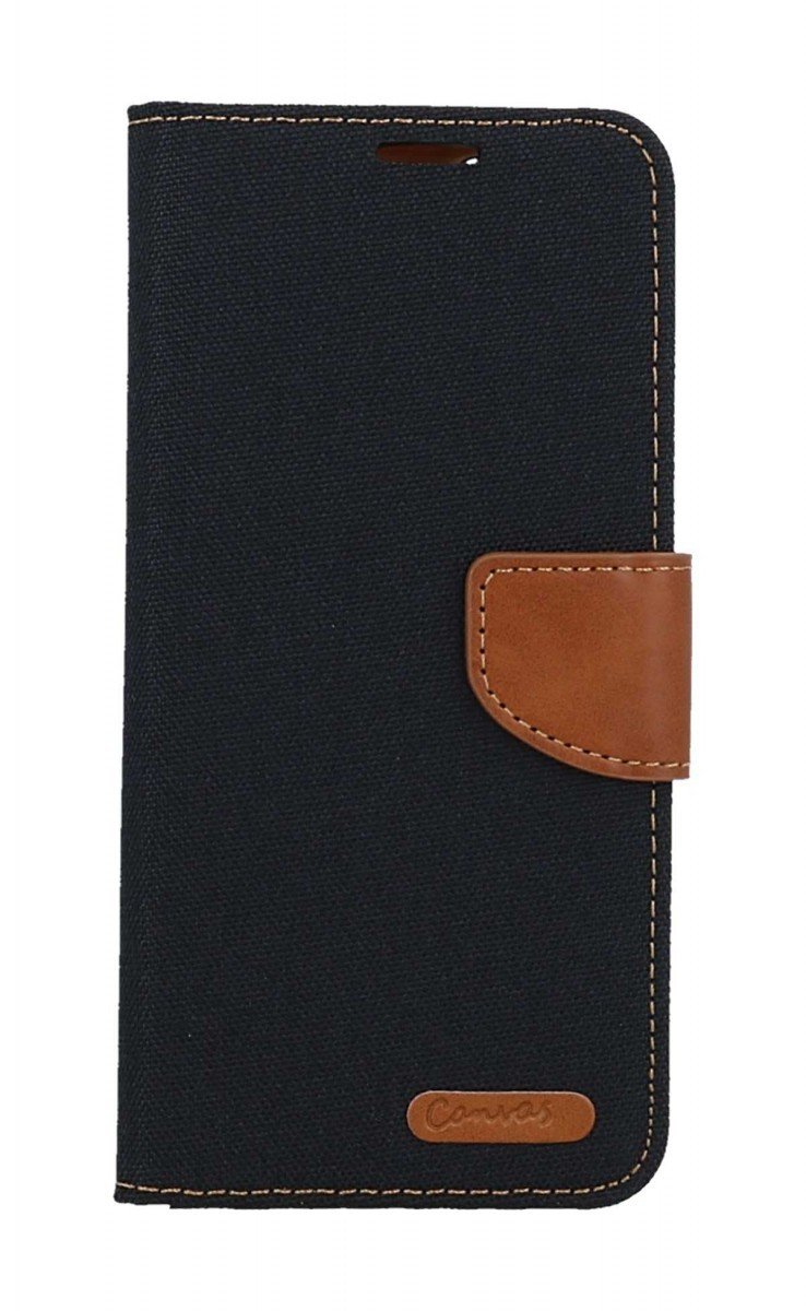 Pouzdro Canvas Xiaomi Redmi Note 12S knížkové černé 105360