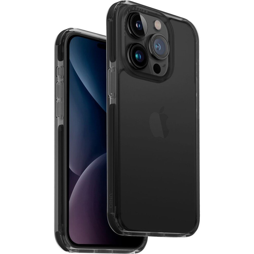 UNIQ Combat ochranný kryt iPhone 15 Pro Carbon (černý)