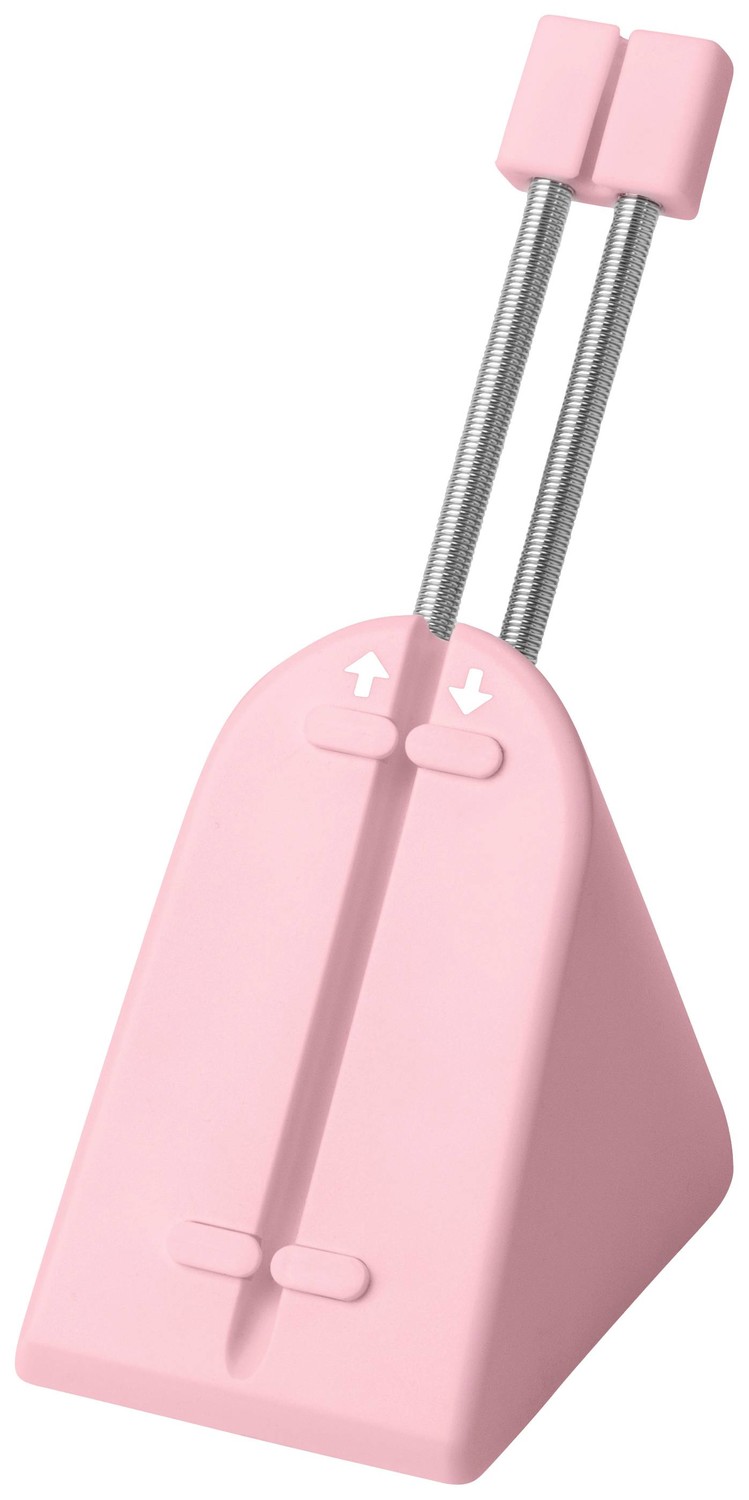 DELTACO GAMING PA85 Bungee držák kabelu myši růžová délka lze přizpůsobit, protiskluzové