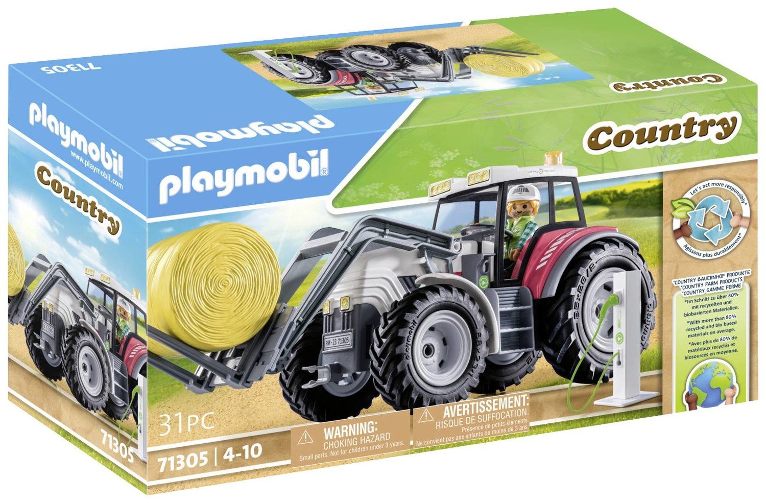 Playmobil® Country Velký traktor 71305