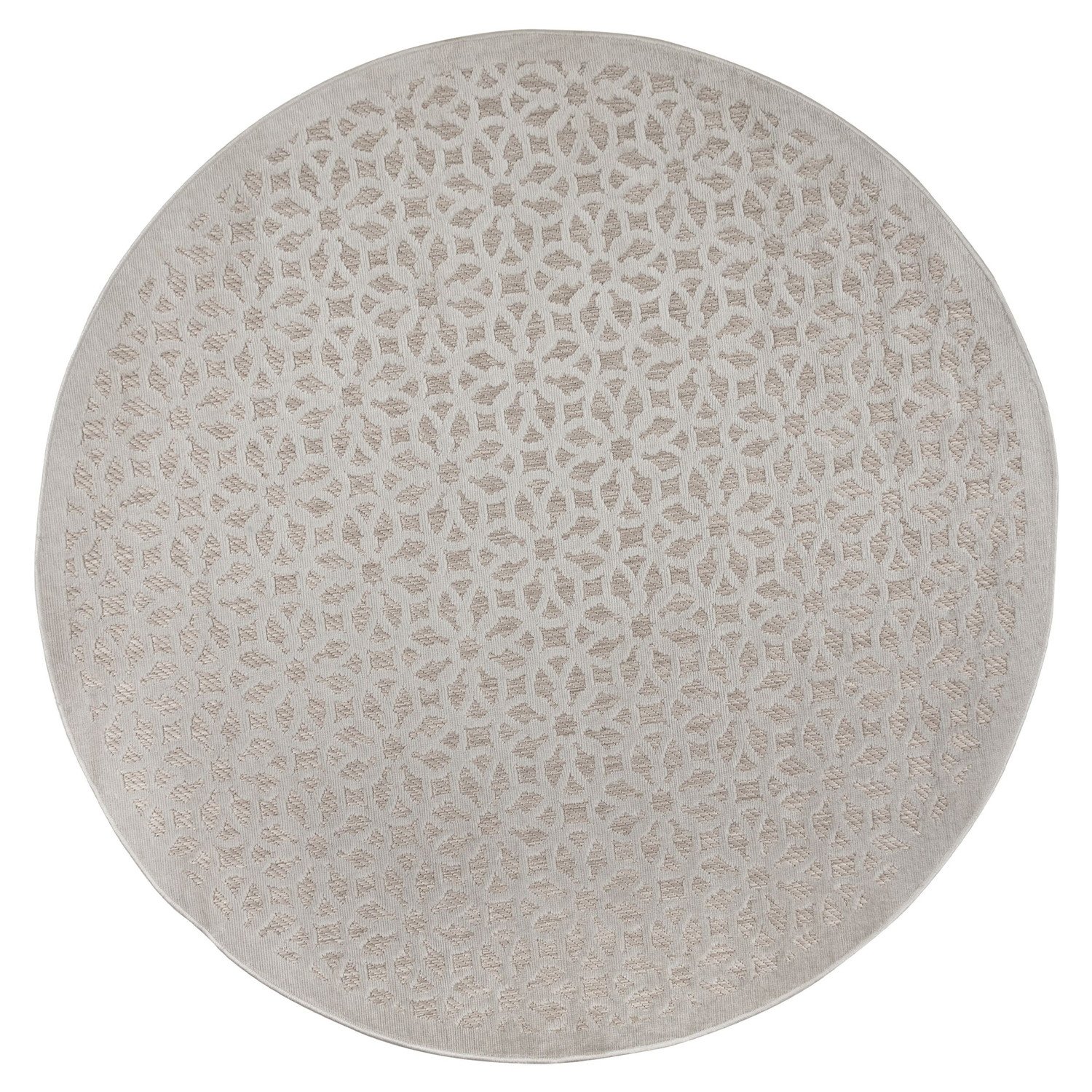 Kusový koberec Piatto Argento Silver kruh - 160x160 (průměr) kruh cm Flair Rugs koberce