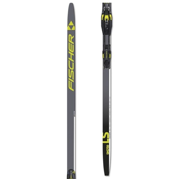 Fischer LS SKATE + COMPACT SKATE Běžecké lyže na bruslení, tmavě šedá, velikost 181