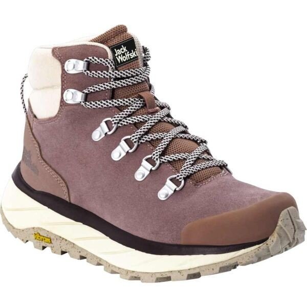 Jack Wolfskin TERRAVENTURE URBAN MID W Dámská turistická obuv, růžová, velikost 41