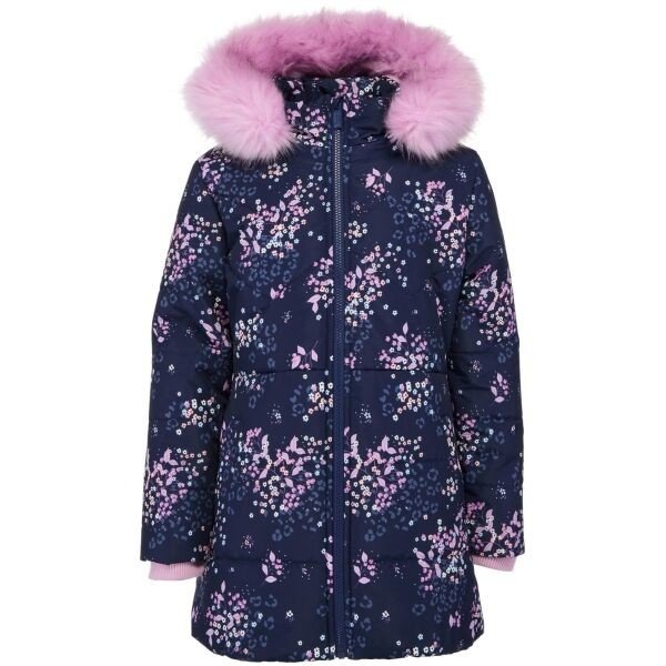 Lewro ZABEL Dívčí zimní kabát, tmavě modrá, velikost 140-146