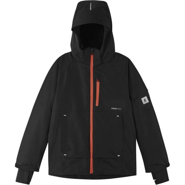 REIMA TIETEN Dětská zimní bunda s membránou, černá, velikost 164