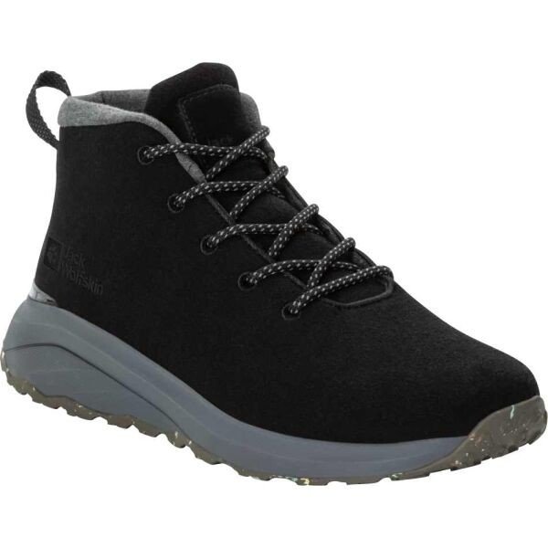 Jack Wolfskin CAMPFIRE WOOL MID W Dámská zimní obuv, černá, velikost 40