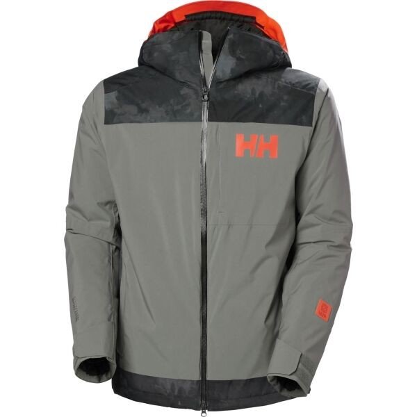 Helly Hansen POWDREAMER 2.0 Pánská lyžařská bunda, tmavě šedá, velikost S