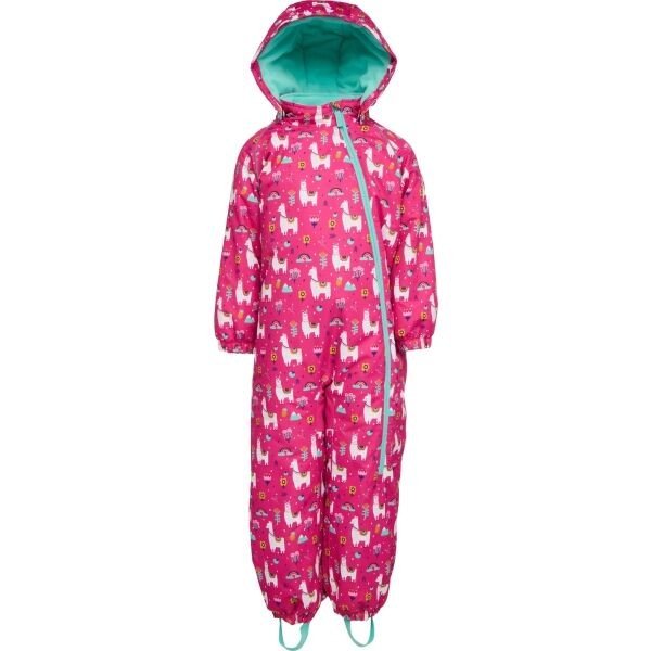 Lewro ZAYAN Dětský zateplený overal, růžová, velikost 92-98