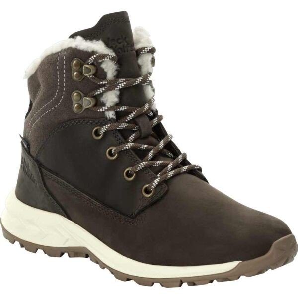 Jack Wolfskin QUEENSTOWN CITY TEXAPORE MID W Dámská zimní obuv, hnědá, velikost 41