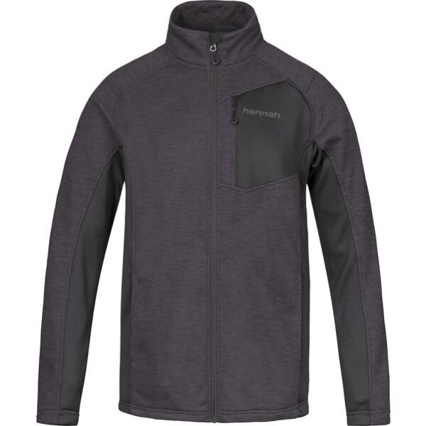 Hannah RON Pánská funkční mikina, tmavě šedá, velikost L