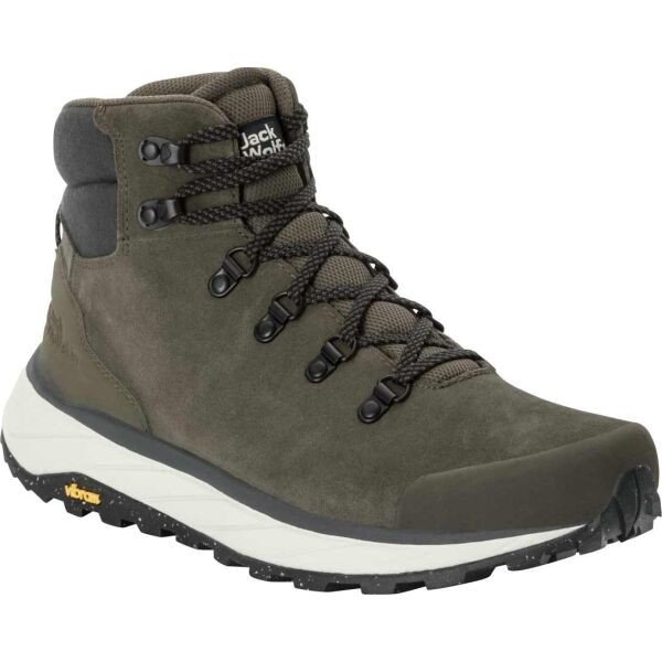 Jack Wolfskin TERRAVENTURE URBAN MID M Pánská outdoorová obuv, tmavě šedá, velikost 42