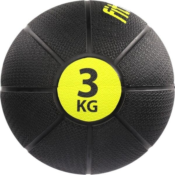 Fitforce MEDICINE BALL 3 KG Medicinbal, černá, velikost 3 KG