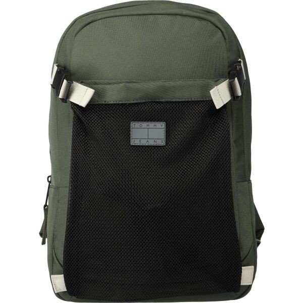 Tommy Hilfiger TJM HYBRID BACKPACK Městský batoh, khaki, velikost UNI