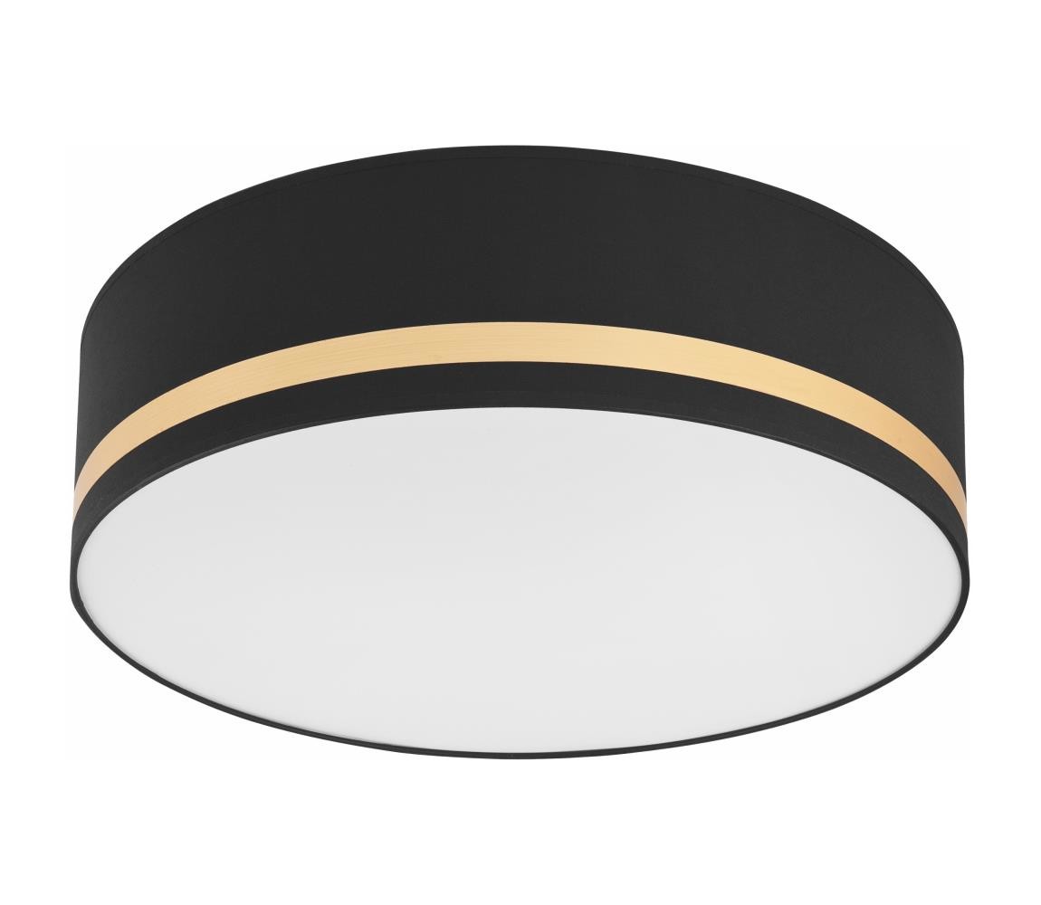 Stropní svítidlo SIRJA STRIPE 4xE27/15W/230V pr. 45 cm černá