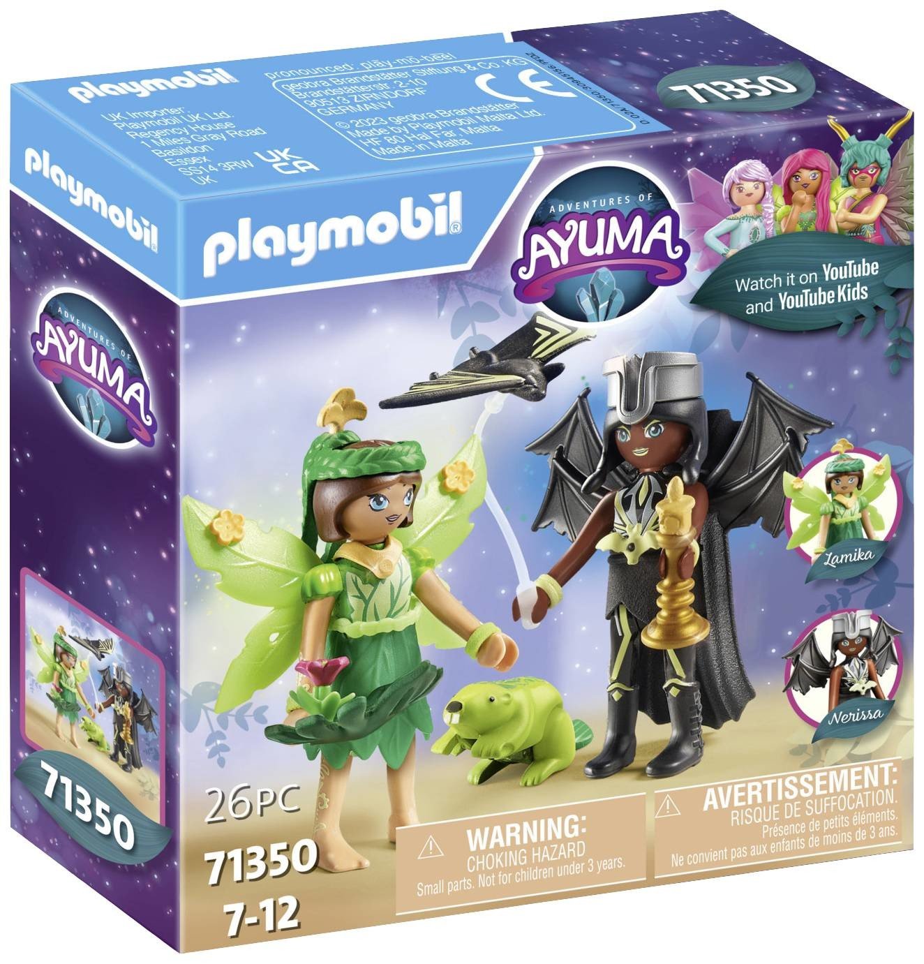 Playmobil® Ayuma Forest Fairy  a  BAT Fairy s námořníky 71350