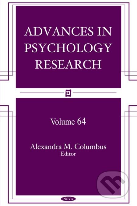 Advances in Psychology Research - Alexandra M. Columbus