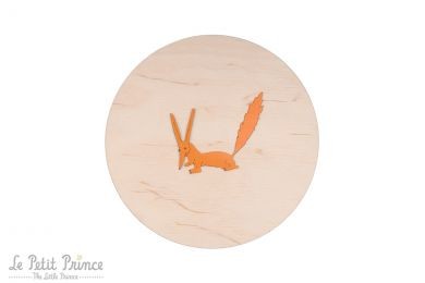 Dřevěná dekorace Liška Malého prince