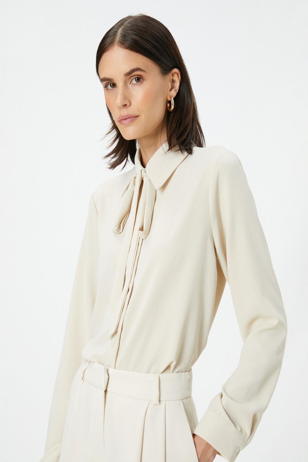 Koton Beige Women's Shirt