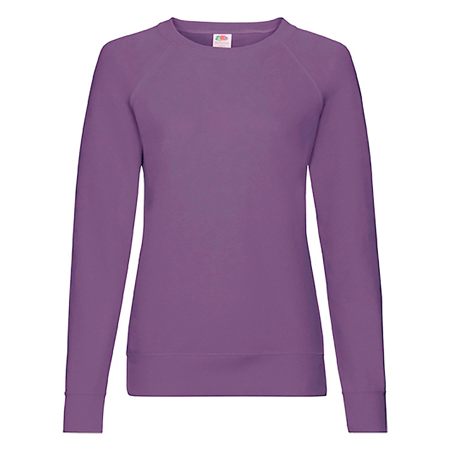 Purple sweatshirt classic light Fruit of the Loom