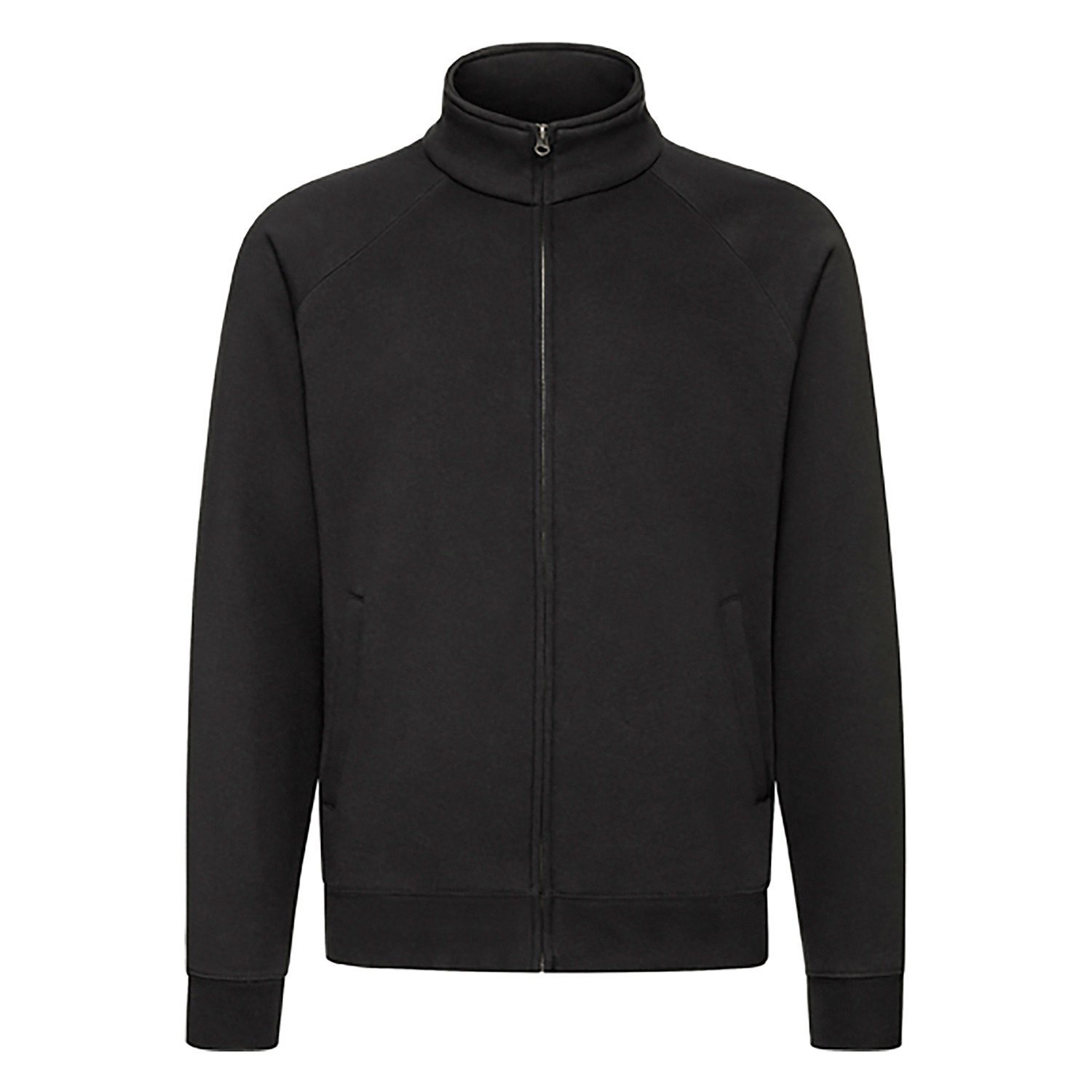 Black Men's Sweat Jacket Fruit of the Loom