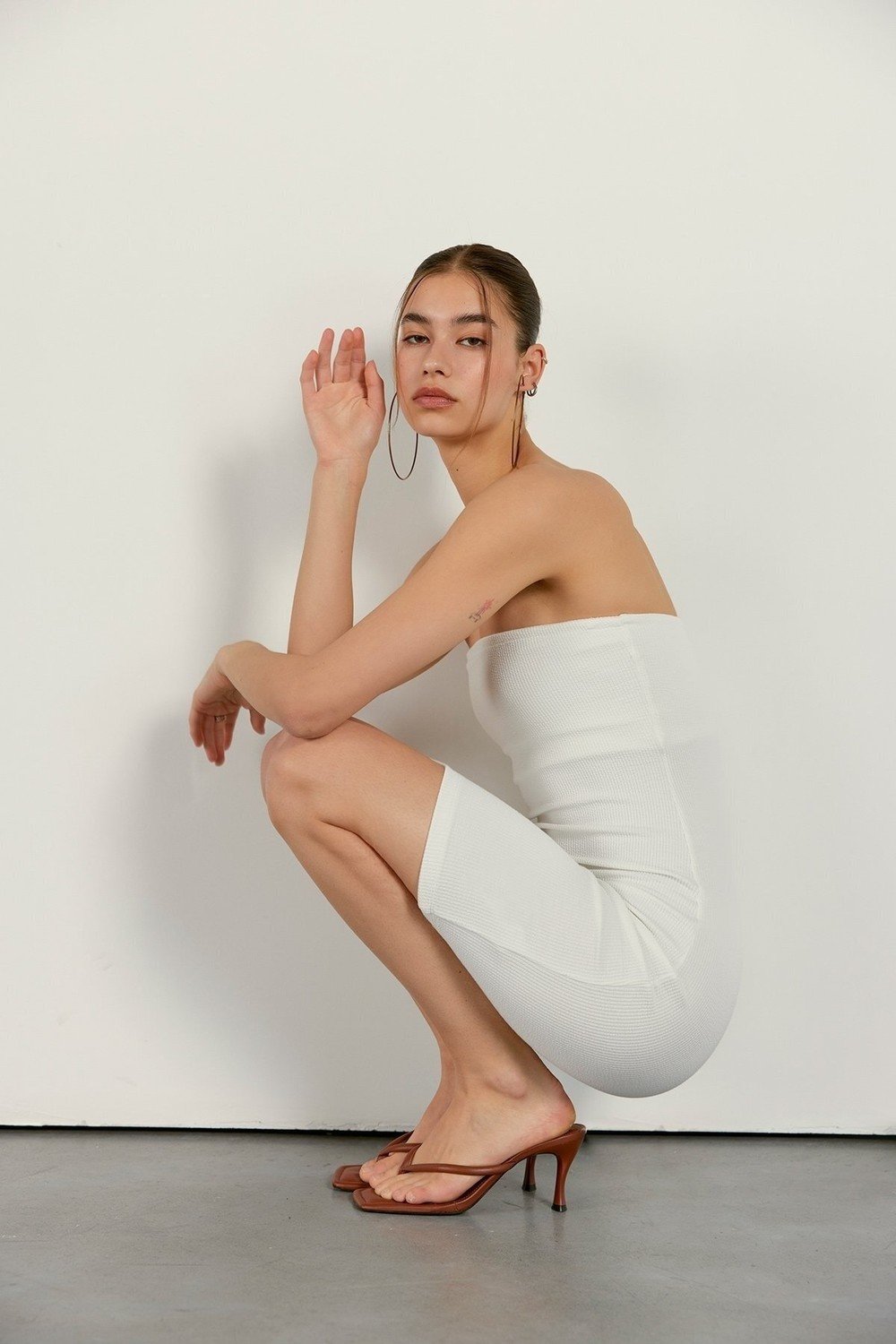 VATKALI Strapless Mini Dress White