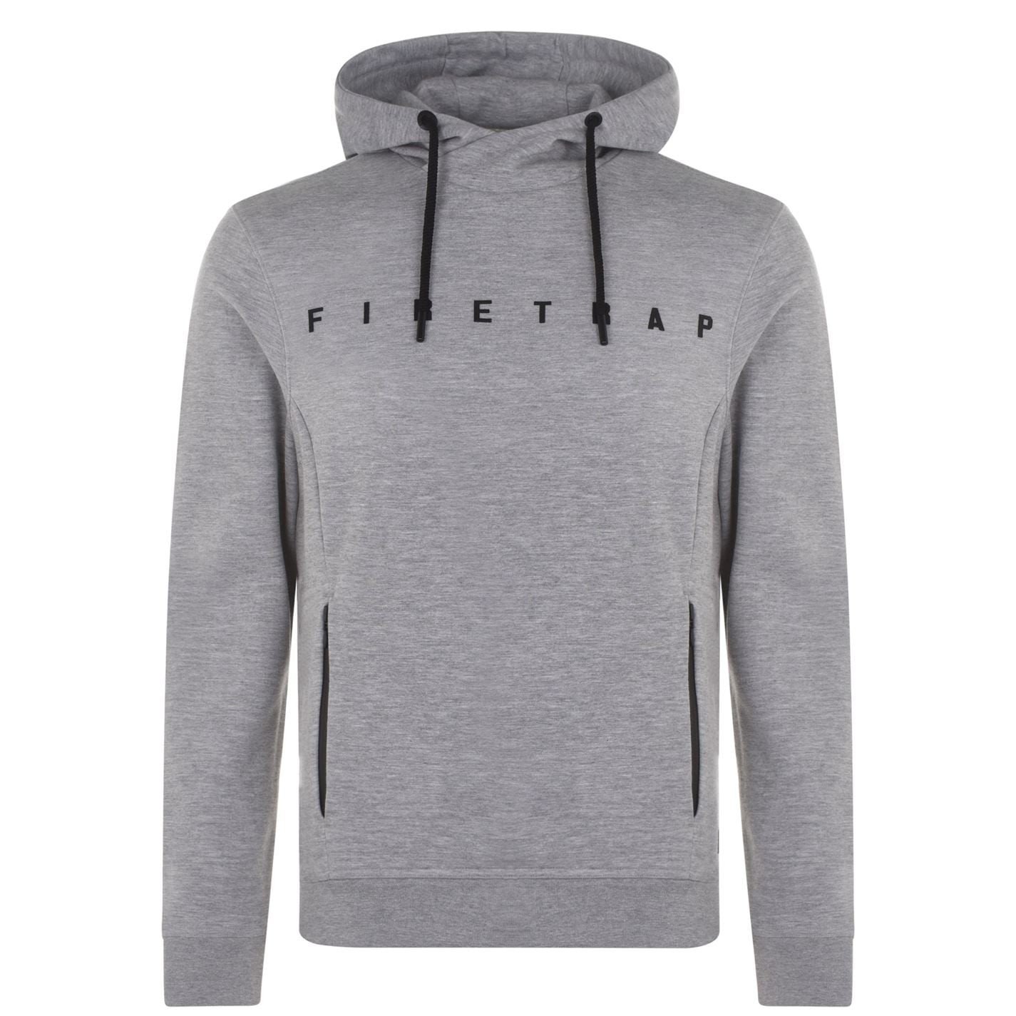 Firetrap Logo OTH Hoodie Mens