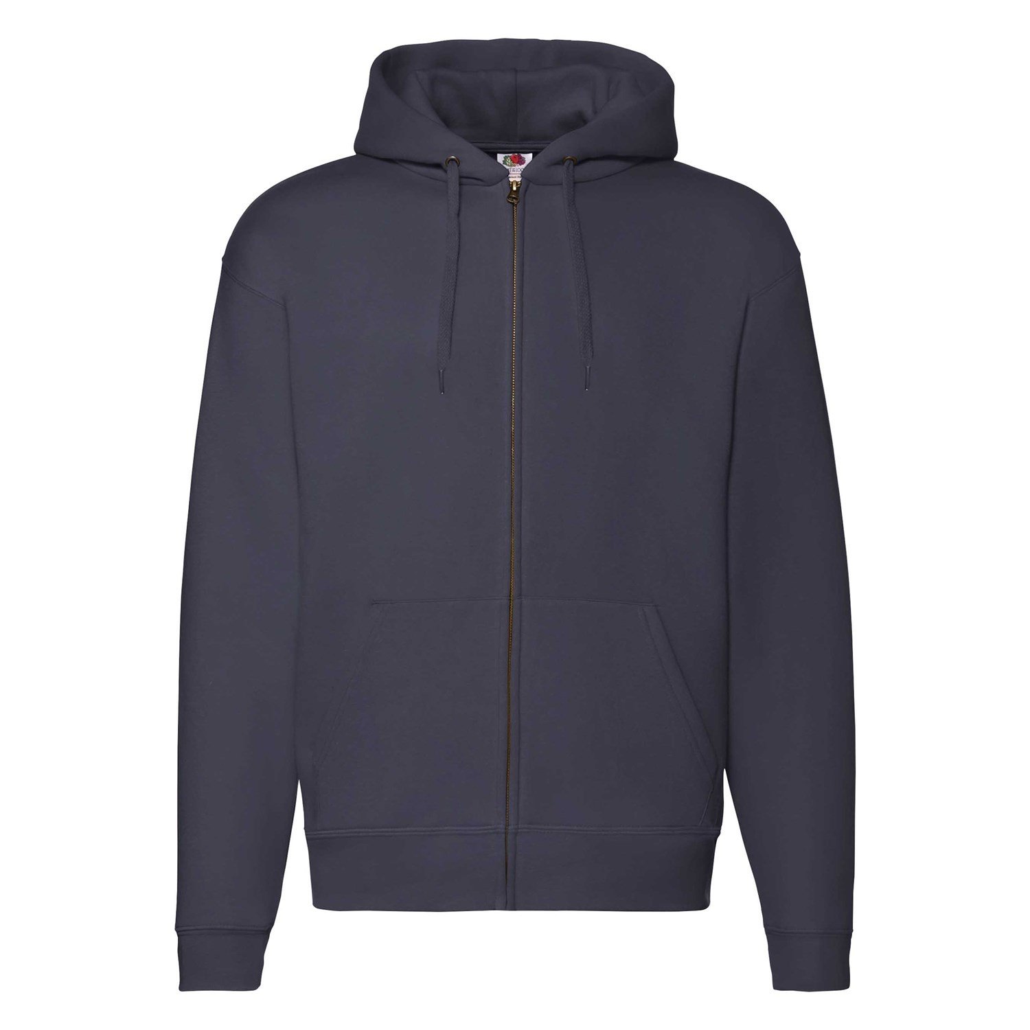Navy blue men's hoodie Premium Fruit of the Loom