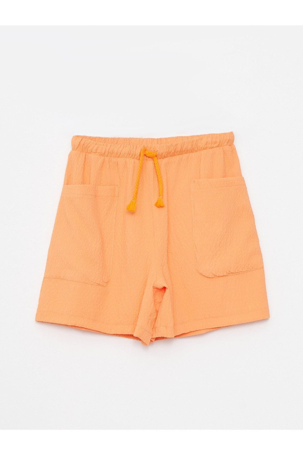 LC Waikiki Basic Girls' Shorts with Elastic Waist.