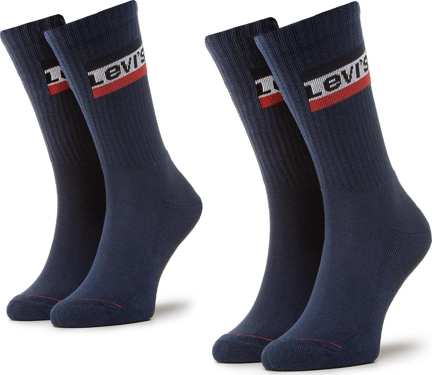 Sada 2 párů pánských vysokých ponožek Levi's® 902012-001 Dress Blues