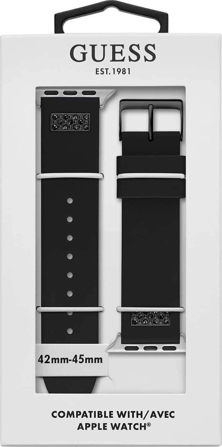 Vyměnitelný řemínek na chytré hodinky Guess CS3004S2 Black