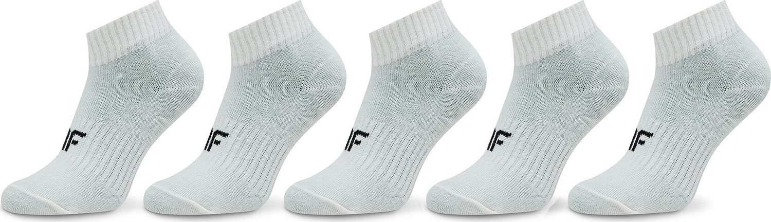 Sada 5 párů dětských nízkých ponožek 4F 4FJWAW23USOCF231 10S