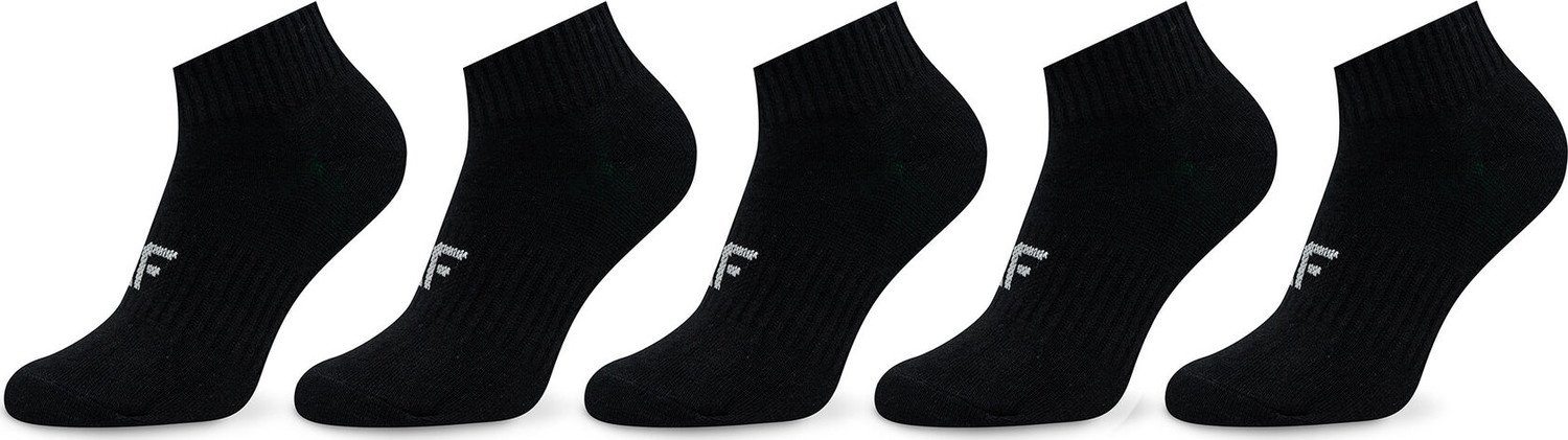 Sada 5 párů dětských nízkých ponožek 4F 4FJWAW23USOCM235 20S