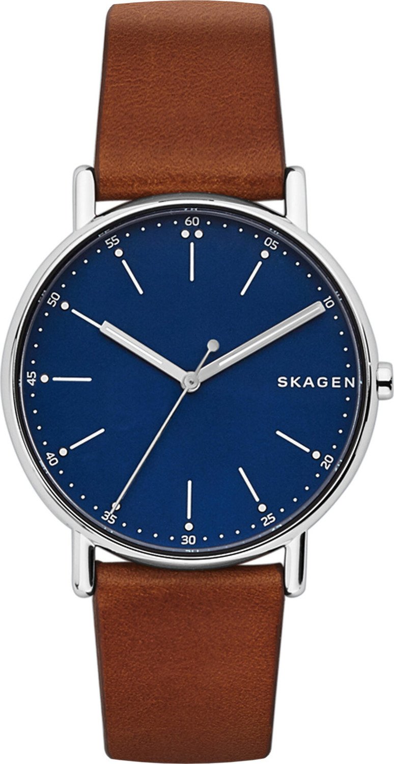 Hodinky Skagen Signatur SKW6355 Brown/Silver