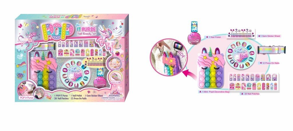 Nehtové studio s POP IT kabelkou - Alltoys