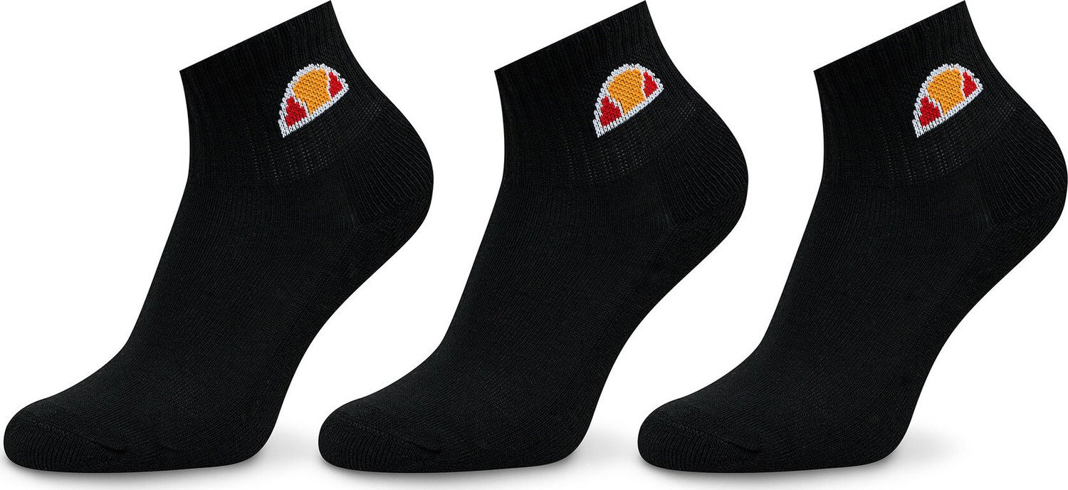 Sada 3 párů dámských vysokých ponožek Ellesse Tallo SBMA2302 Black 011
